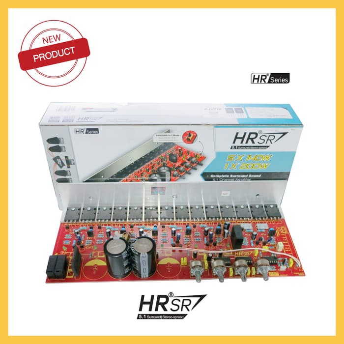 KIT POWER AMPLIFIER HRSR 5.1 SURROUND 900W STEREO TR TOSHIBA ASLI-HRSR SURROUND 5.1 BELL BGR