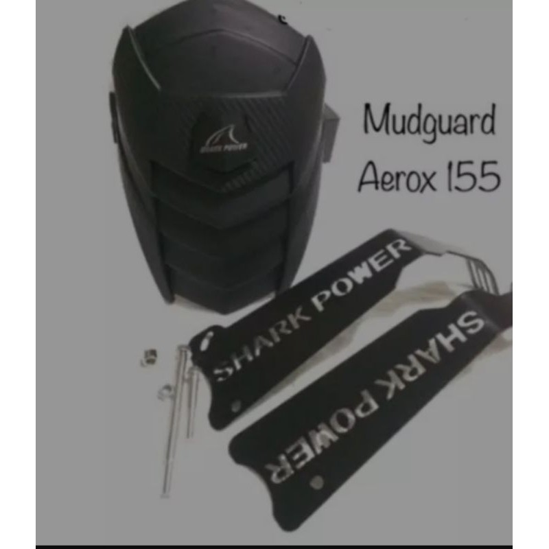 MUDGUARD AEROX 155 SHARKY POWER
