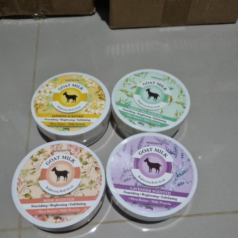 WATSONS BODY SCRUB GOAT MILK