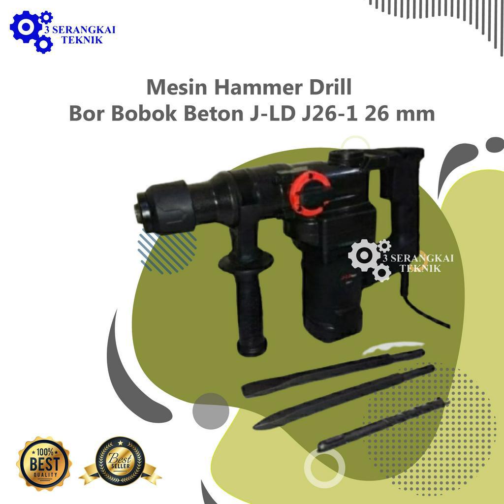 Mesin Hammer Drill Bor Bobok Beton J-LD J26-1 26 mm