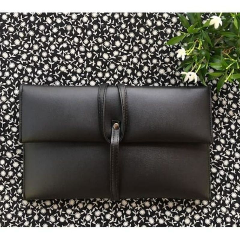 Clutch Wanita Dompet Kulit Panjang The Arpeggio Foldover