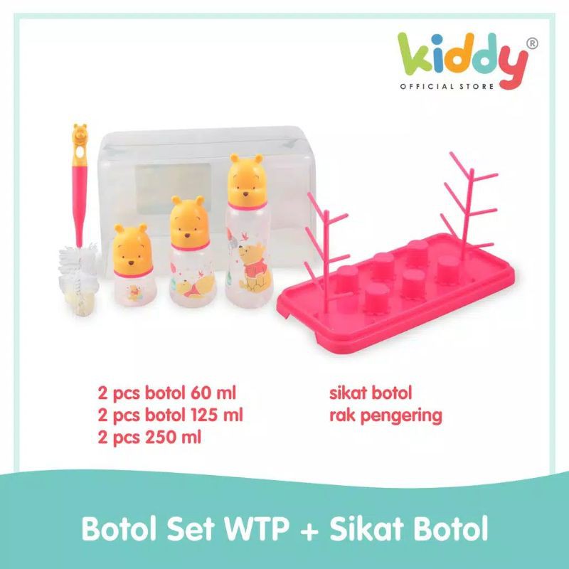 Kiddy Botol Set WTP + Sikat Botol - WTP 05-011