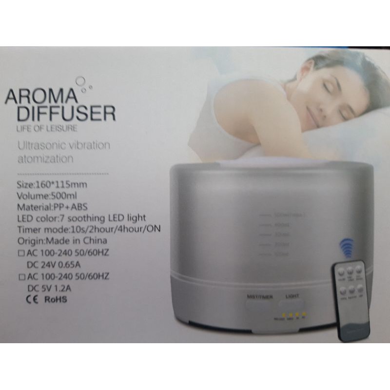 Tuffware humidifier / Aroma diffuser 500ml