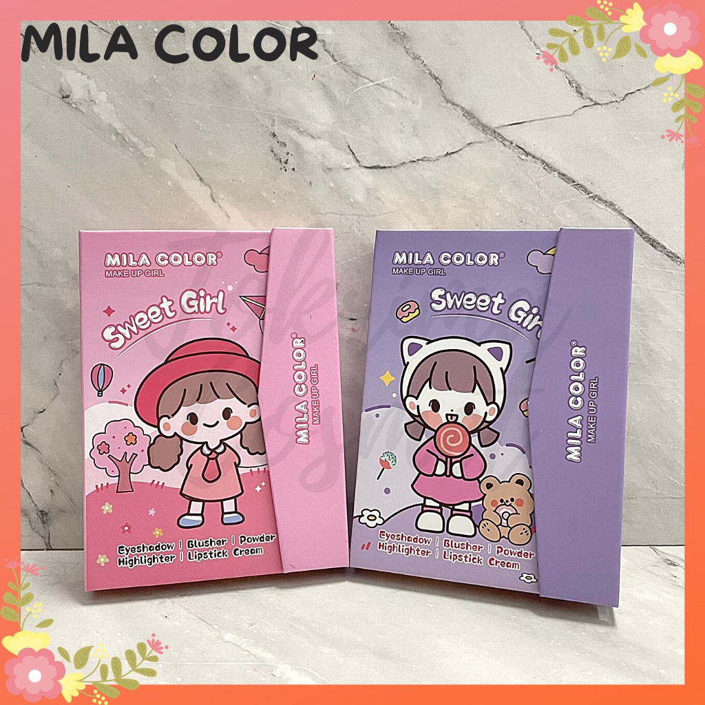 Eyeshadow Mila Color Magnet Sweet Girl | Yummy Terbaru