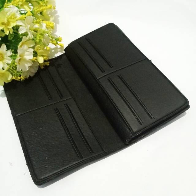 Dompet hitam pria semi kulit