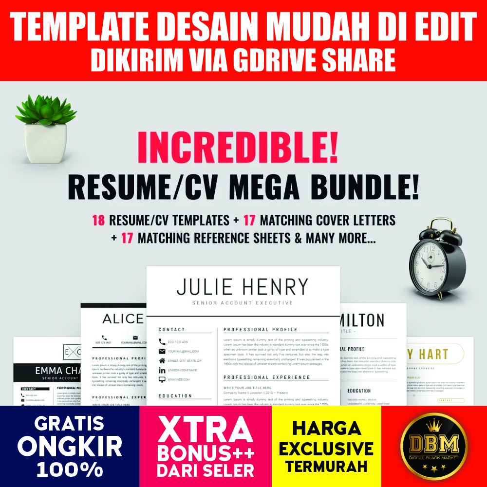 Resume Cv Mega Bundle - MS Word - Business Branding