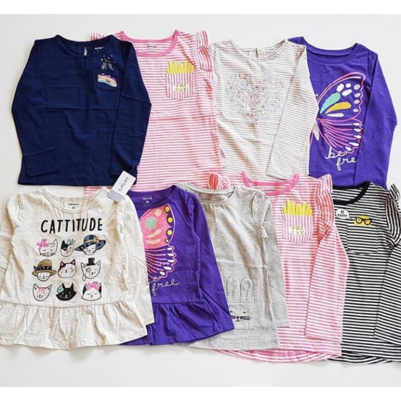 Carter's Girls Tee / Carters Sequin Tee / Carters tee / kaos anak carters / kaos carters