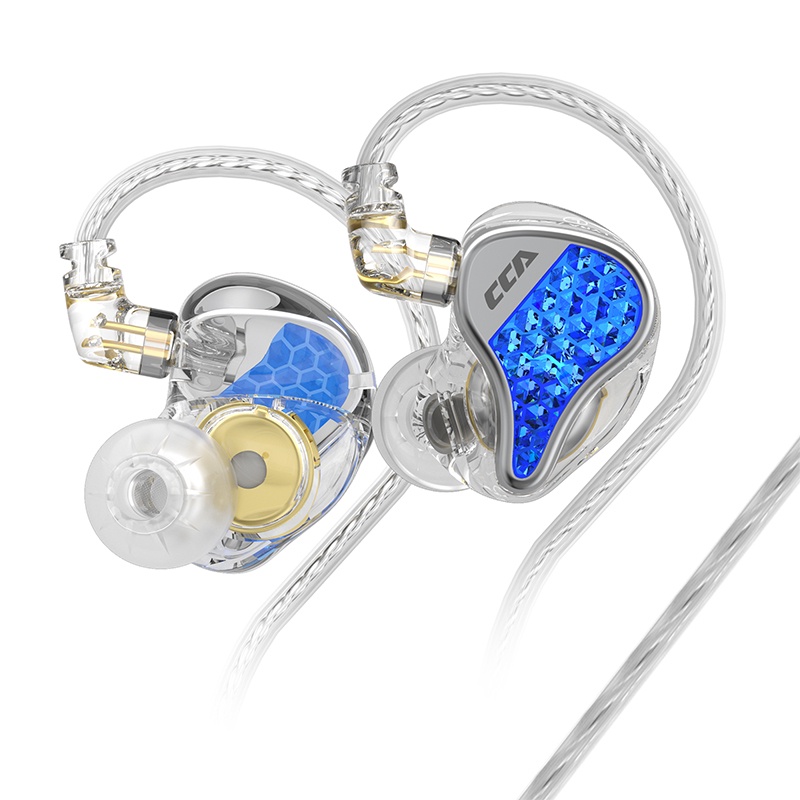 Cca LYRA Earphone In ear HIFI Bass Bahan Metal Bentuk Berlian