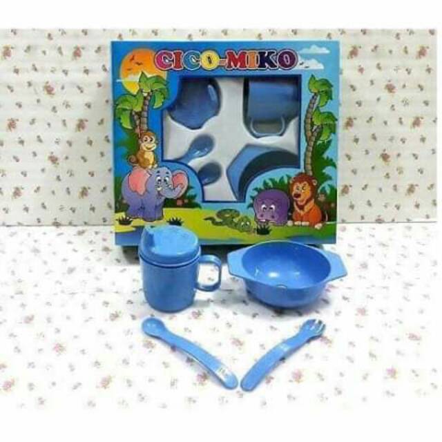 Promo !! SALE CICO MIKO FEEDING SET SMALL-TEMPAT MAKAN BAYI-KADO BAYI BARU LAHIR