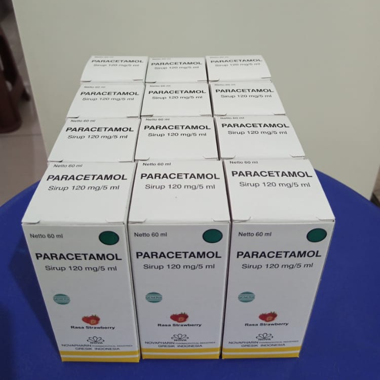 Paracetamol Sirup 60 Ml Nova (1 Lusin = 12 pcs)