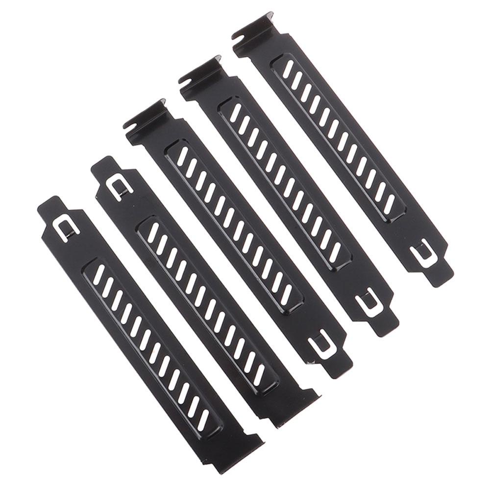 Penutup Slot PCI Agustina 5Pcs/lot Casing Komputer Ventilasi Frame Chassis Bits Penyaring Debu