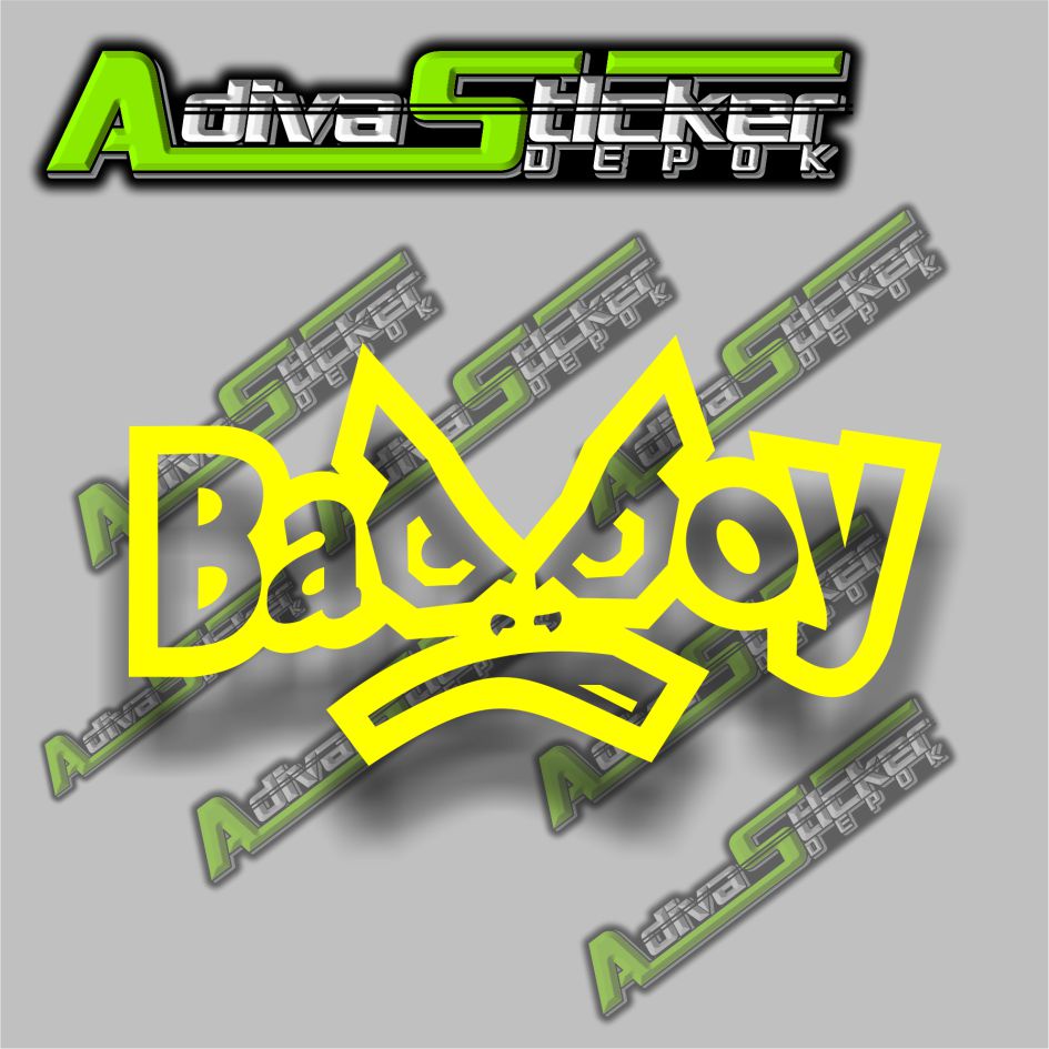 STIKER CUTTING BADBOY