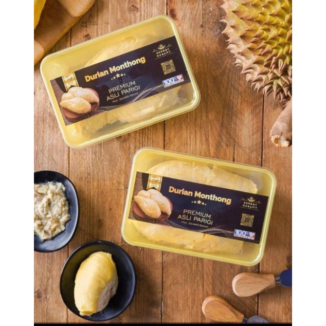 

durian kupas monthong parigi palu premium/ durpas montong premium 500gr