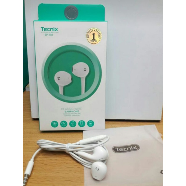 TECNIX MIC seri ep103 pure bass HANSFREE/HEADSET/EARPHOND