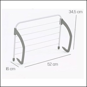 Rak Jemuran Lipat Indoor Outdoor Balkon (ZB17)