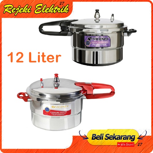 Panci Presto Vicenza 12 Liter - Presssure Cooker Berkualitas