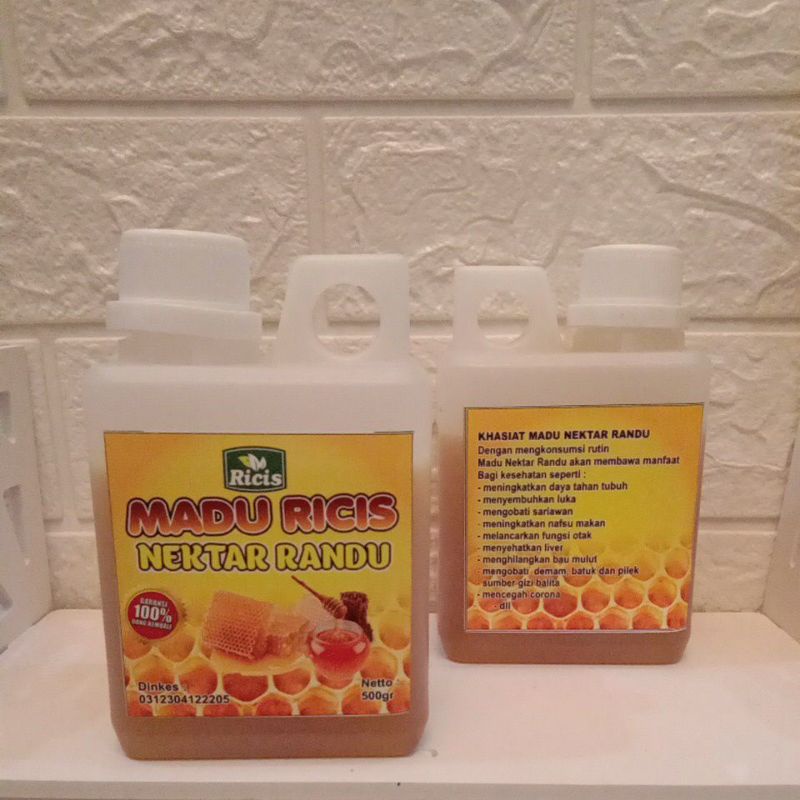 MADU RANDU ASLI MADU NEKTAR RANDU MURNI ALAMI MADU NEKTAR RANDU 500 gram