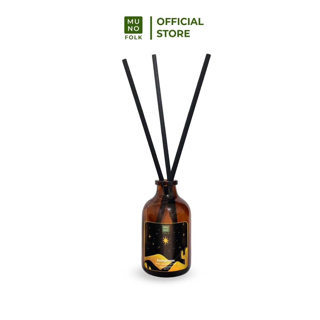 Muno Folk - 100ml Reed Diffuser Aromatherapy | Pewangi Pengharum Ruangan-Tommorow