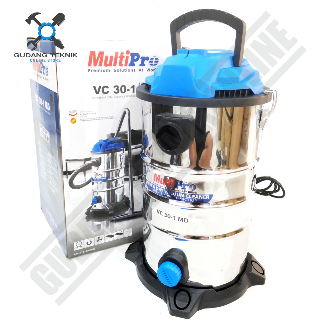 Vacuum Cleaner Wet &amp; Dry 30L VC30-1MD MULTIPRO / Mesin Vacum Penyedot Debu Basah &amp; Kering Vakum VC 30-1 MD