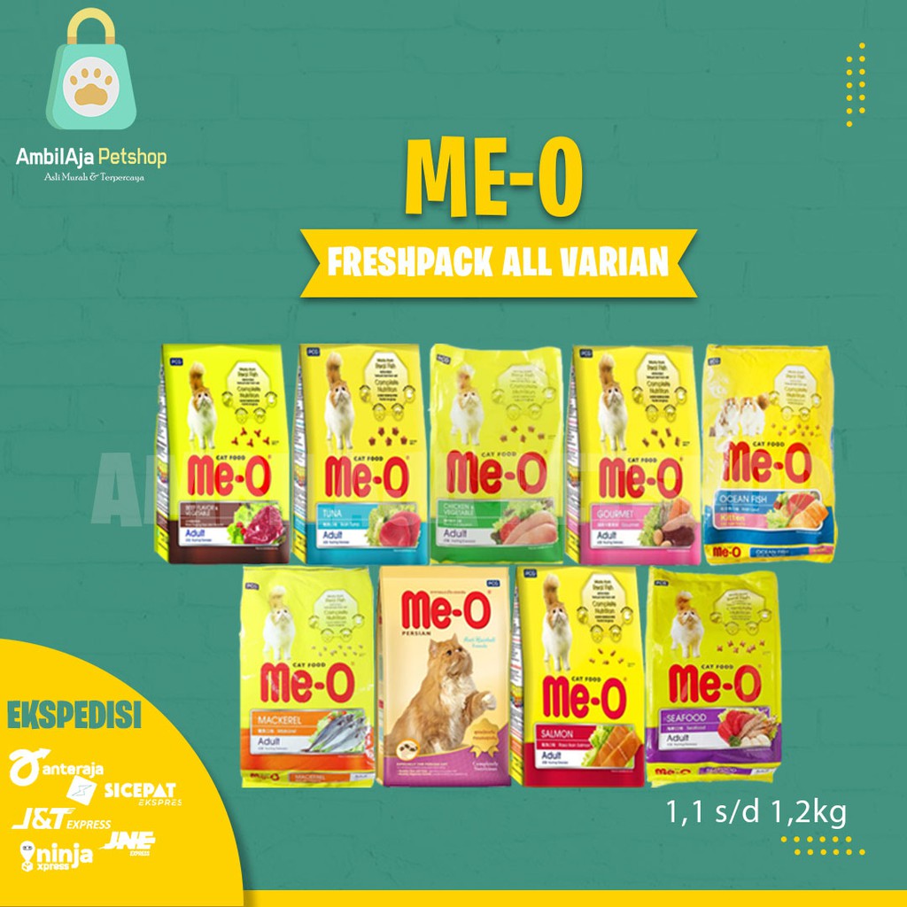 Makanan Kucing MEO Freshpack 1,1kg s/d 1,2kg ALL VARIAN