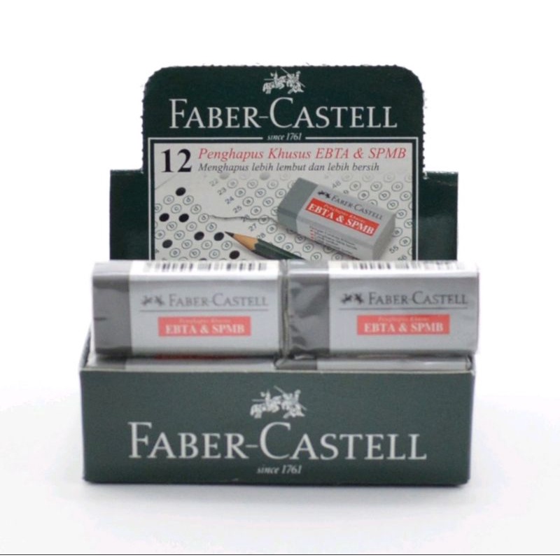 

penghapus faber castell ukuran medium EBTA (1pcs)