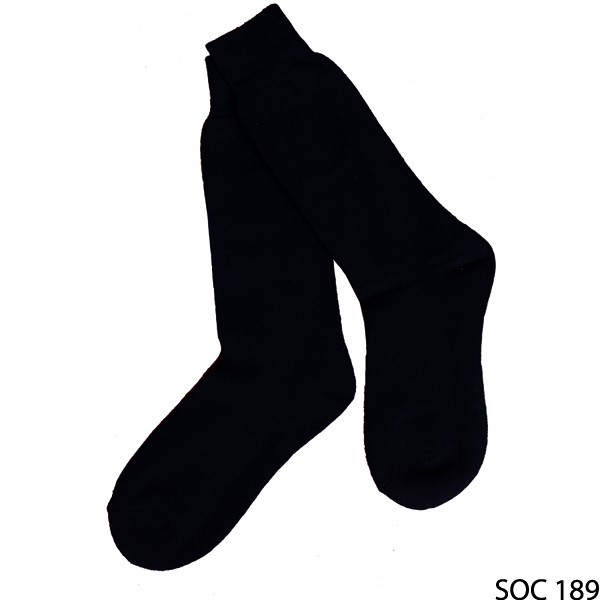 Kaos Kaki Kantor Pria Katun Hitam – SOC 189