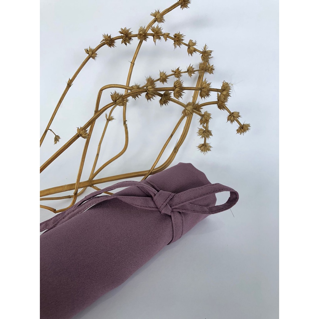 Bergo Maryam polos khimar Instan kerudung tali jilbab diamond bergo mariam-M diamond lavender