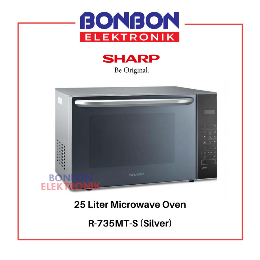 Sharp Microwave Grill Oven R 735 MT (S) / R735MTS / R 735MT Silver