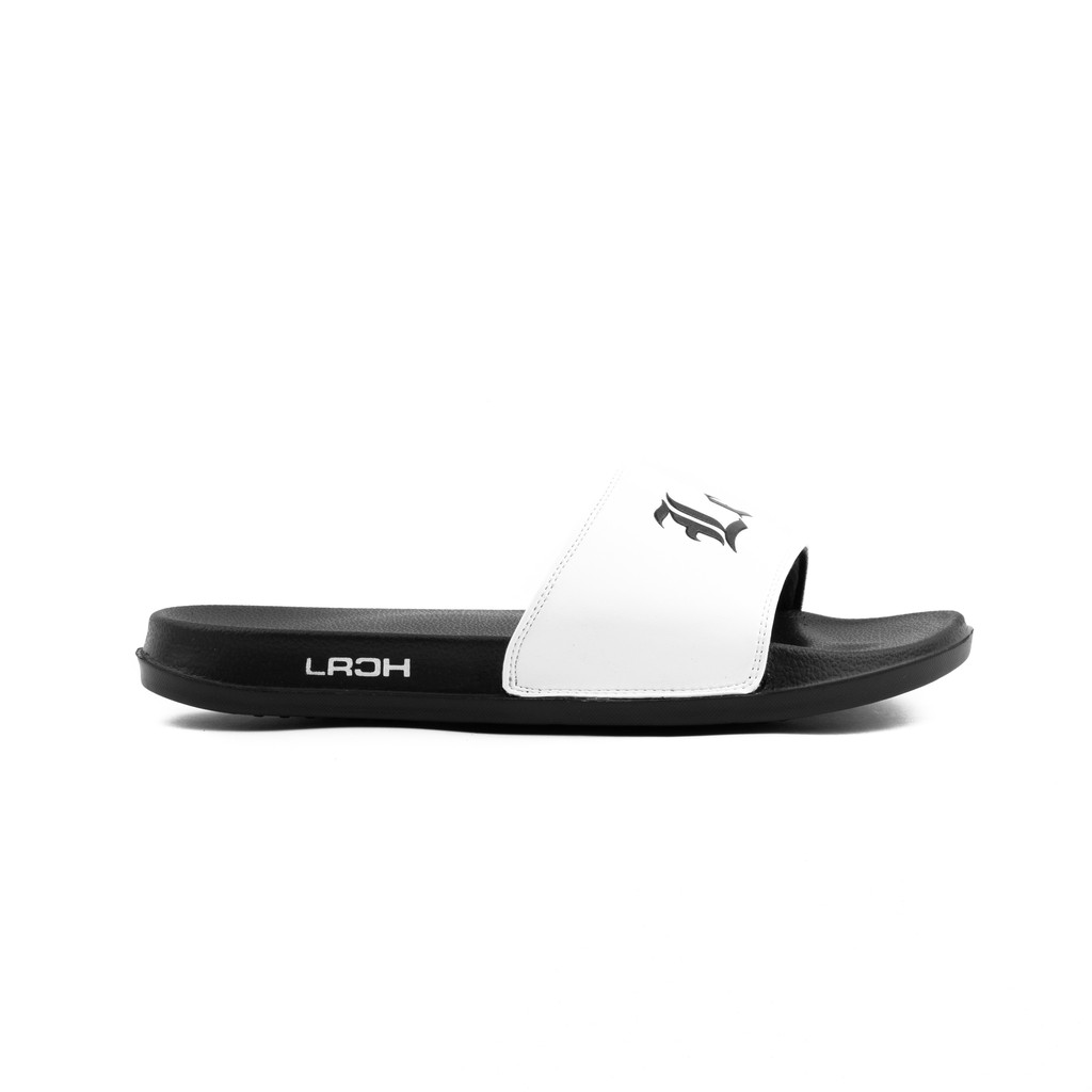 LEO RICHIE - Sandal Pria Wanita Kastara Slide White / Black