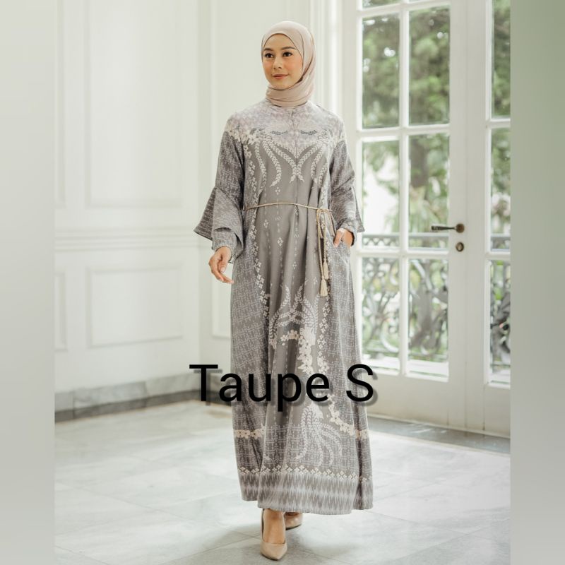 Gaudy Dress Taupe S by Geulis/Gaudy Dress Size S/Gaudy Dress Dekap Series