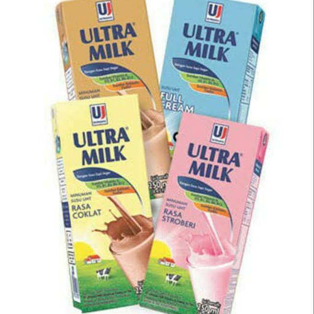 Susu Ultra Milk Semua rasa 250 Ml Isi 24 Pcs / Dus | Shopee Indonesia