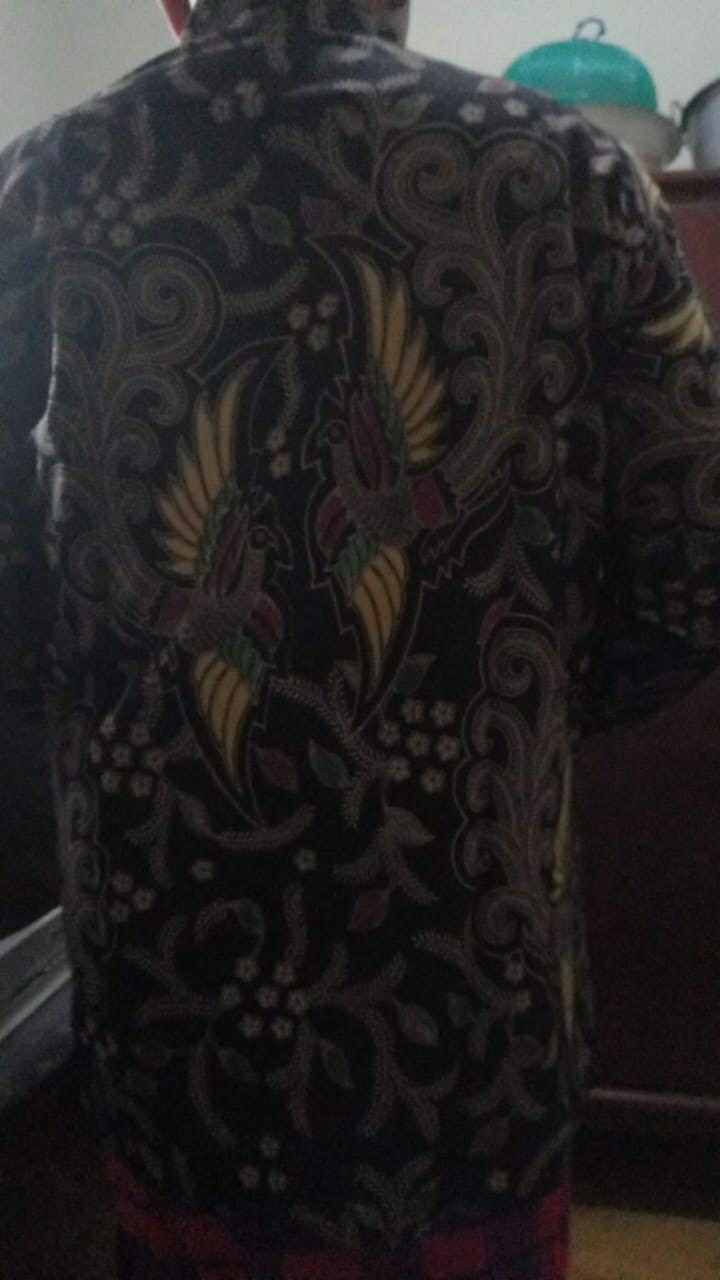 Batik Pria Lengan Panjang Keratonan Solo Premium Produksi Batik Aluna Sku 064