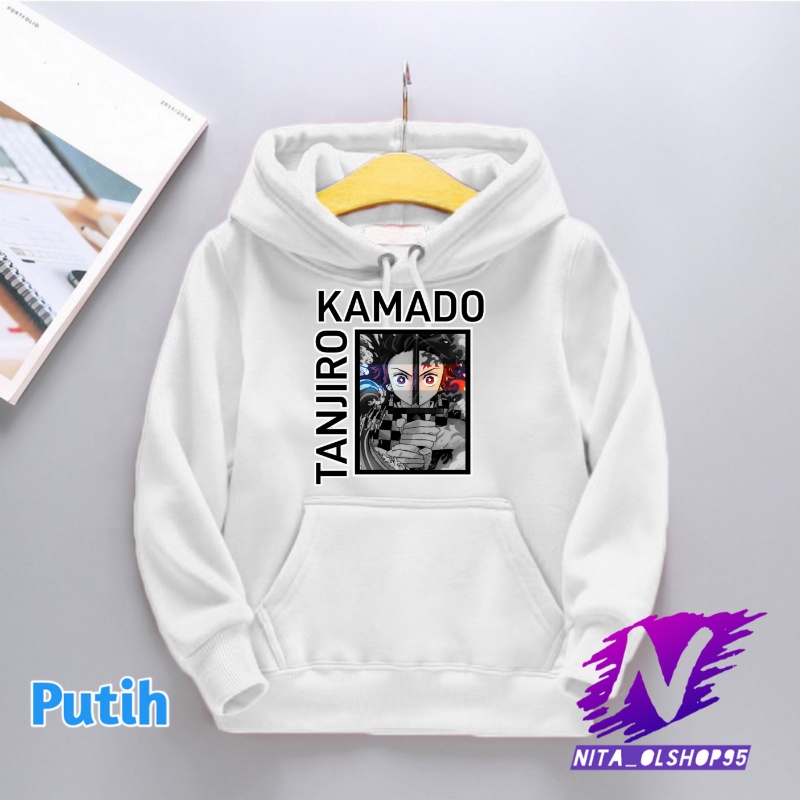 jaket hoodie anak tanjiro kamado