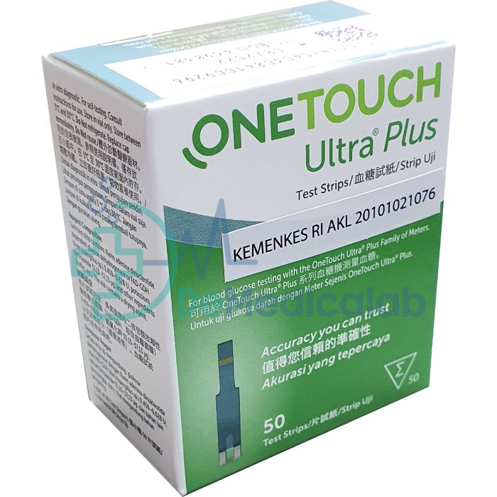 strip onetouch ultra plus 50 test / Strip one touch ultra plus isi 50 Termurah