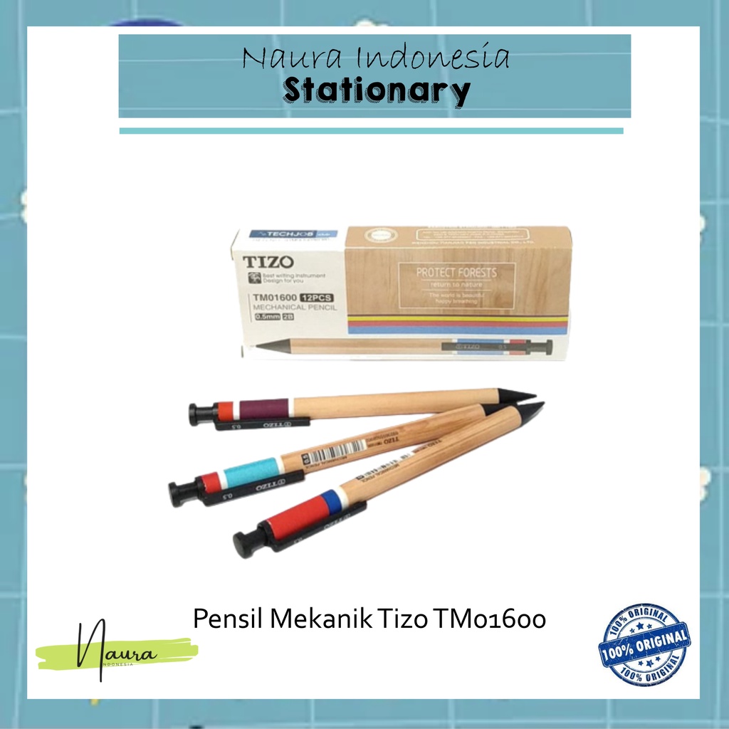 Pensil Mekanik Tizo TM01600 | Mechanical Pencil Tizo TM01600 | Pensil Isi Tizo