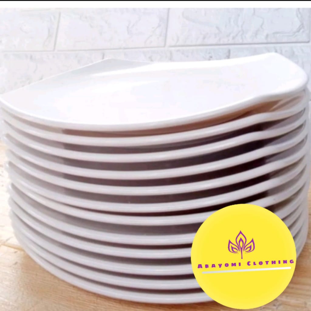 KiRimHariyangsama-- PAKET PIRING MAKAN 12 PCS MELAMIN SINGA-SINGI BESAR KOTAK CEPER 23 / 9INCH CM DI