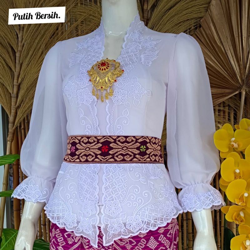 Kebaya bordir balon