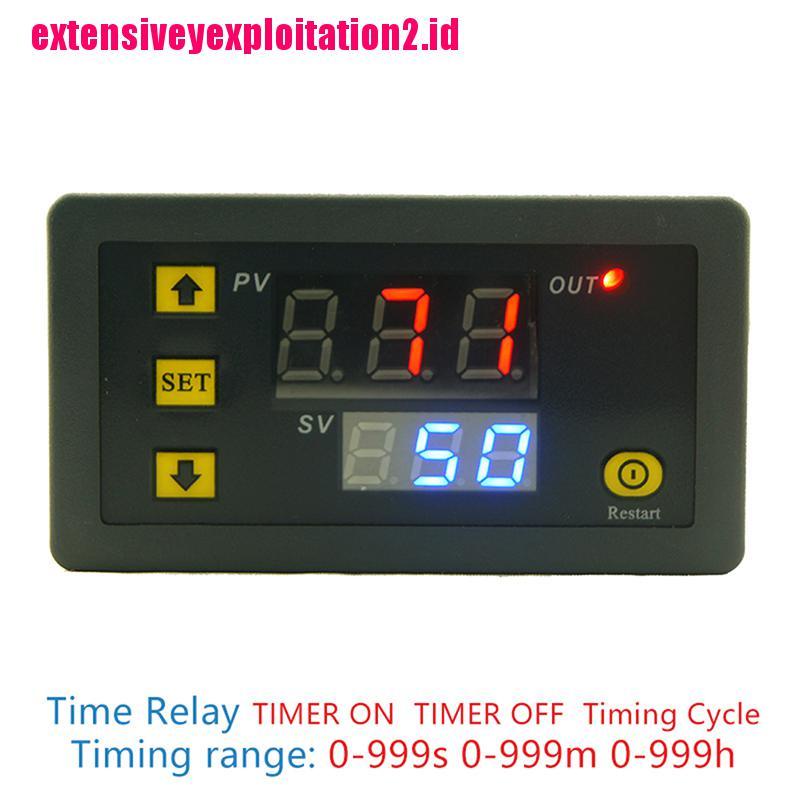 Modul Relay Timer Digital Delay DC 12v 20A 0-999h Untuk Sepeda