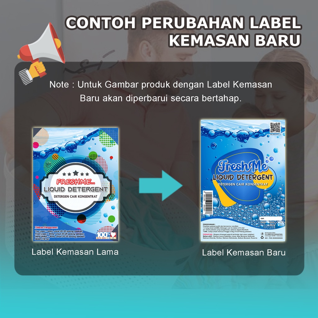 COD - Deterjen Laundry Kwalitas Super Premium, Detergent Laundry Murah Rendah Busa