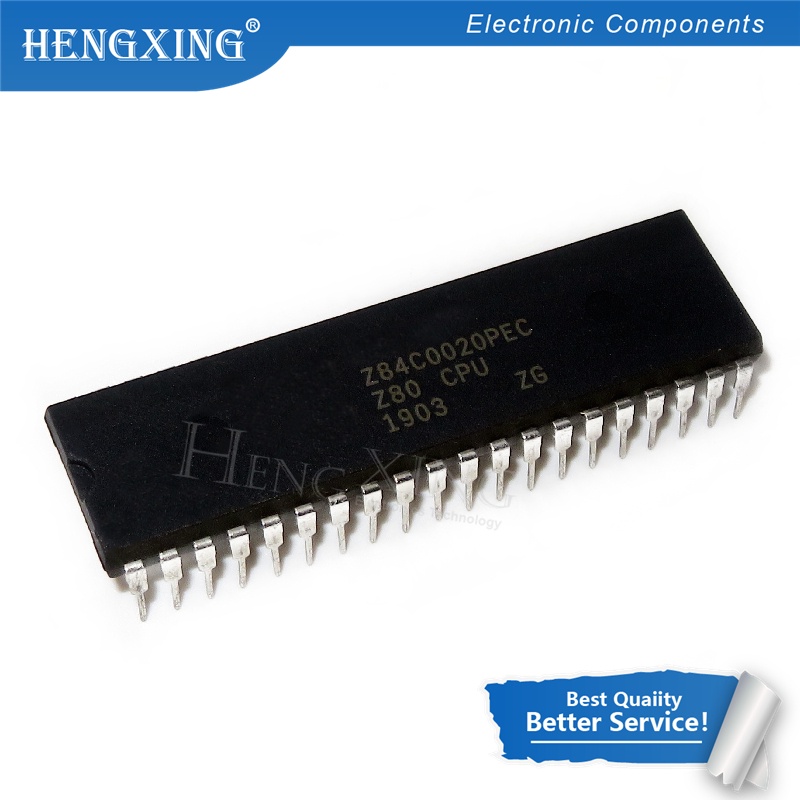 50 Pcs Z80 CPU Microprocessor IC DIP-40 Z84C0020PEC Z80CPU Z80-CPU