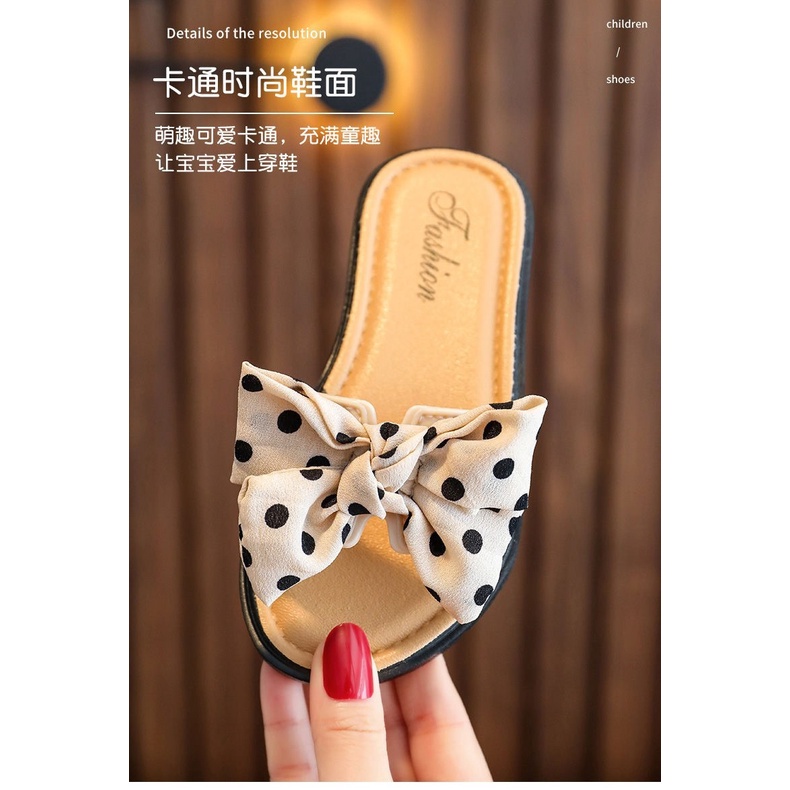 Chubby Glory SH21130 Sandal Slip on / sendal anak perempuan / sendal terlaris / sendal selop sol lentur Pita pantai casual Sandal sendal anak 2 sampai 8 tahun termurah dan terlaris pita polkadot bahan karet / jelly cute