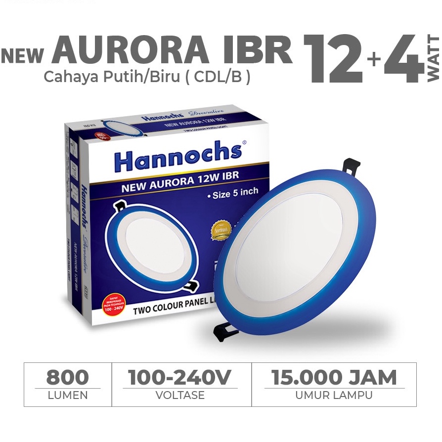 Lampu Downlight LED Hannochs New Aurora IBR / Lampu Plafon Bulat