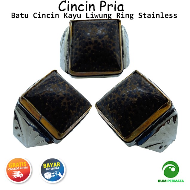 Cincin Kayu Liwung Ring Monel