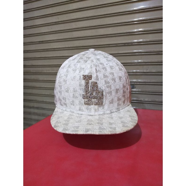 Topi Snapback New Era MLB LA Dodgers Swarovski Original Second