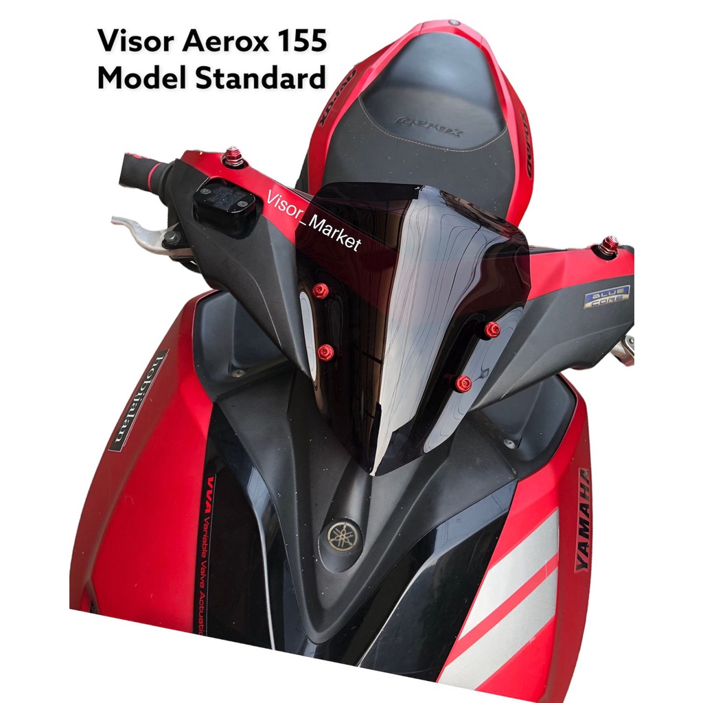 VISOR AEROX 155 VISOR AEROX LAMA AEROX NEW MODEL STANDARD WINDSHIELD AEROX CONNECTED