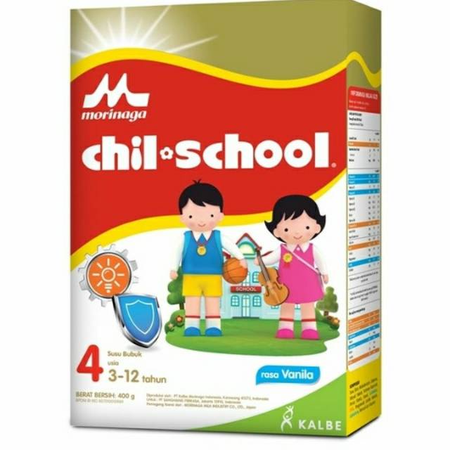 SUSU MORINAGA CHIL-SCHOOL VANILA 3-12TH 400GR