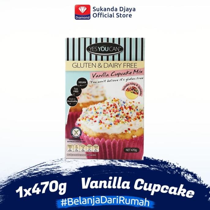 

TERLARIS YesYouCan Gluten Free Vanilla Cupcake