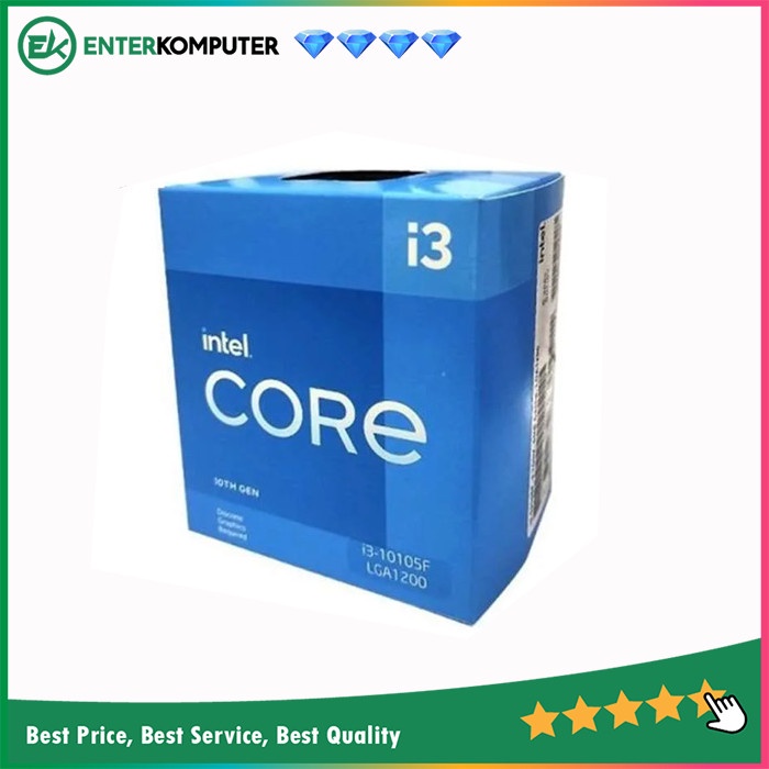 Intel Core i3-10105F 3.7Ghz Up To 4.4Ghz [Box] Socket LGA 1200