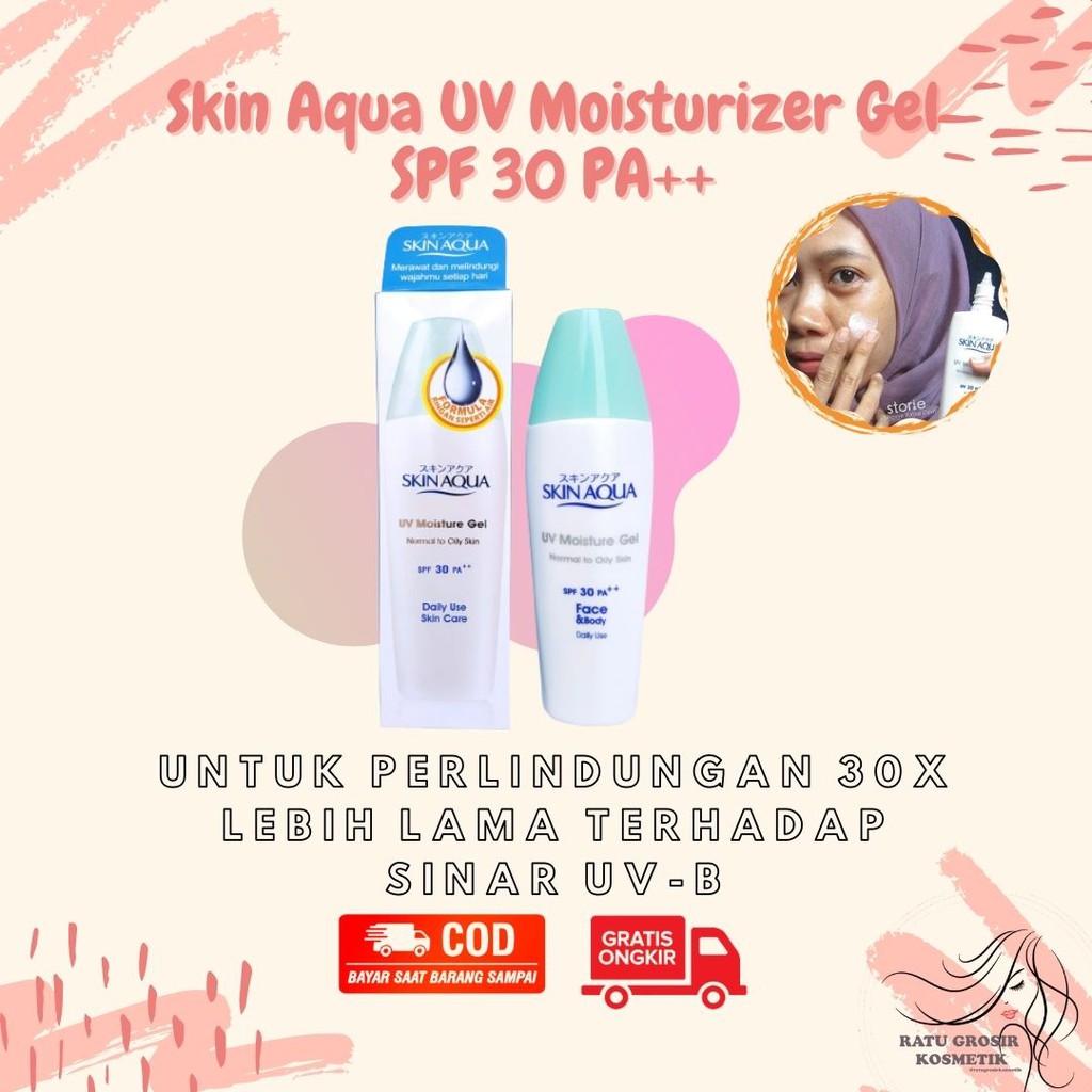 PELEMBAB WAJAH skinaqua SUNBLOCK WAJAH primer wajah PELEMBAB MUKA sunblock SKIN AQUA UV A32