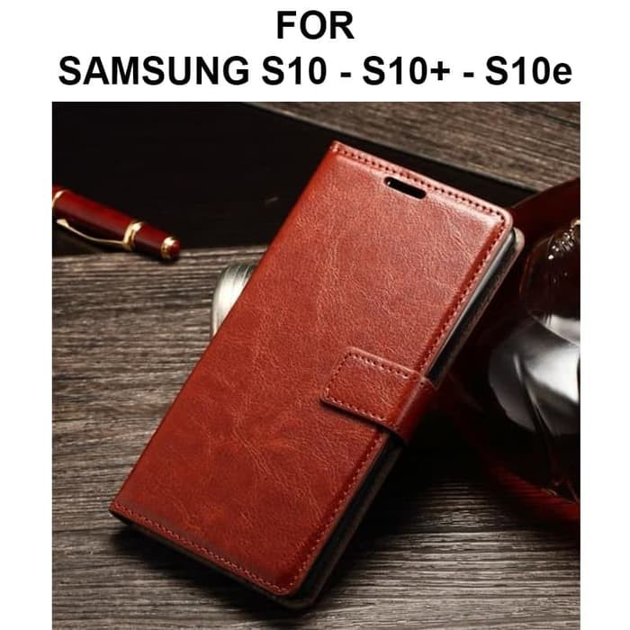 Flip cover wallet case Samsung S10 / Samsung S10 Plus / Samsung S10e / case hp / soft case